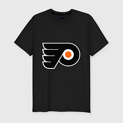 Футболка slim-fit Philadelphia Flyers, цвет: черный