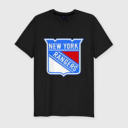 Футболка slim-fit New York Rangers, цвет: черный