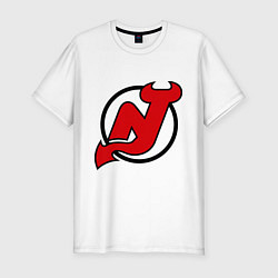 Футболка slim-fit New Jersey Devils, цвет: белый