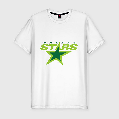 Мужская slim-футболка Dallas Stars / Белый – фото 1