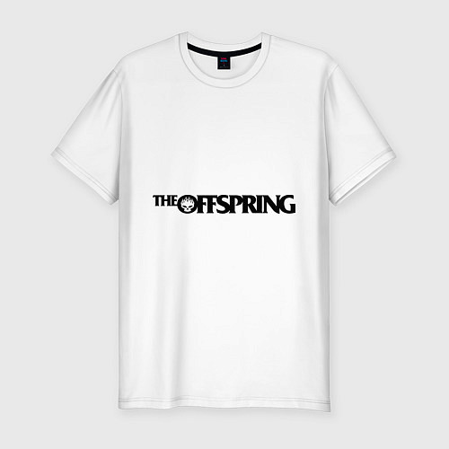 Мужская slim-футболка The Offspring / Белый – фото 1