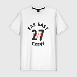 Футболка slim-fit Far East 27 Crew, цвет: белый