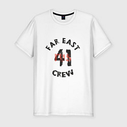 Футболка slim-fit Far East 41 Crew, цвет: белый