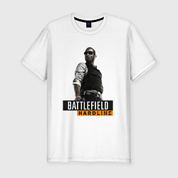 Футболка slim-fit Battlefield Hardline, цвет: белый