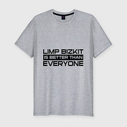 Футболка slim-fit Limp Bizkit: Everyone, цвет: меланж