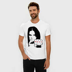 Футболка slim-fit Ozzy Ozborn, цвет: белый — фото 2