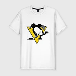 Футболка slim-fit Pittsburgh Penguins: Malkin 71, цвет: белый