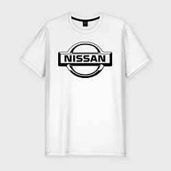 Мужская slim-футболка Nissan club
