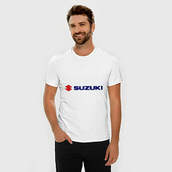 Футболка slim-fit Suzuki, цвет: белый — фото 2