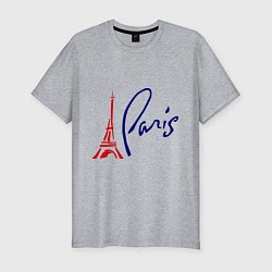 Футболка slim-fit I Paris, цвет: меланж