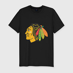 Футболка slim-fit Chicago Blackhawks: Kane, цвет: черный