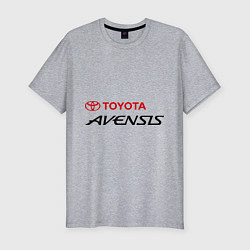 Футболка slim-fit Toyota Avensis, цвет: меланж