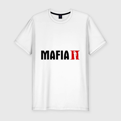 Мужская slim-футболка Mafia 2 / Белый – фото 1
