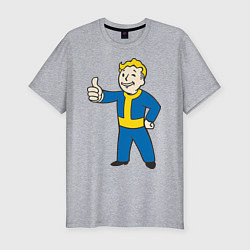 Футболка slim-fit Fallout Boy, цвет: меланж