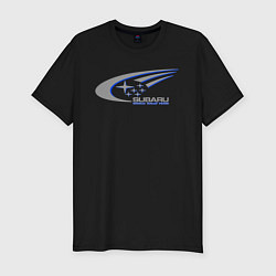 Футболка slim-fit Subaru world rally team, цвет: черный