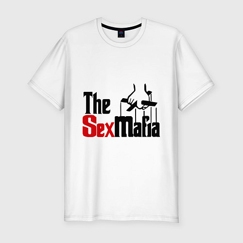 Мужская slim-футболка The SexMafia / Белый – фото 1
