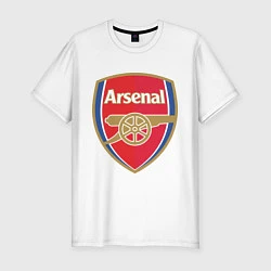 Футболка slim-fit Arsenal FC, цвет: белый