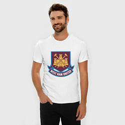 Футболка slim-fit West Ham United, цвет: белый — фото 2