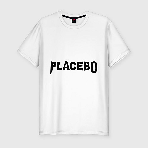 Мужская slim-футболка Placebo / Белый – фото 1