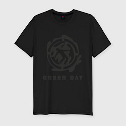 Футболка slim-fit Green Day: Red Symbol, цвет: черный