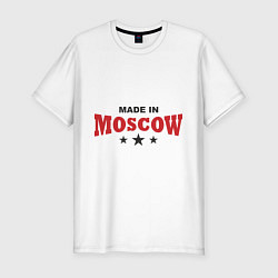 Мужская slim-футболка Made in Moscow