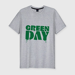 Футболка slim-fit Green Day, цвет: меланж