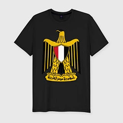 Мужская slim-футболка Египет герб