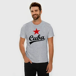 Футболка slim-fit Cuba Star, цвет: меланж — фото 2