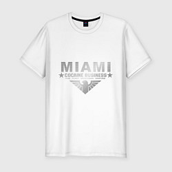 Мужская slim-футболка Miami - The Tony Montana empire