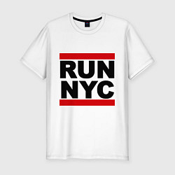 Мужская slim-футболка Run NYC