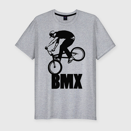 Мужская slim-футболка BMX 3 / Меланж – фото 1