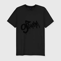 Мужская slim-футболка 9 Грамм лого