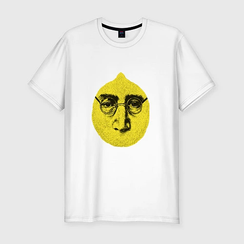 Мужская slim-футболка John Lemon / Белый – фото 1