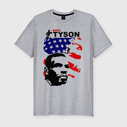 Футболка slim-fit Mike Tyson: USA Boxing, цвет: меланж