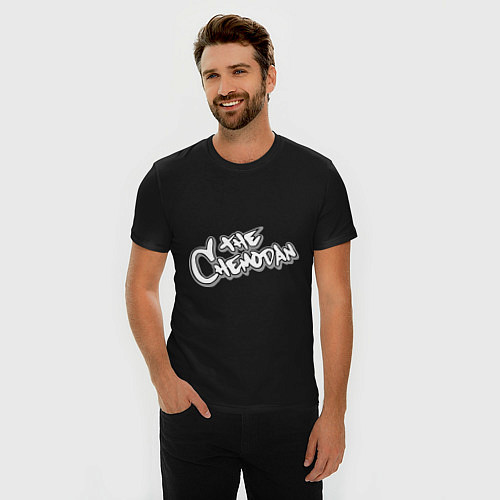 Мужская slim-футболка The Chemodan / Черный – фото 3