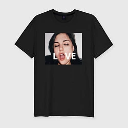 Футболка slim-fit Sasha Grey LOVE, цвет: черный