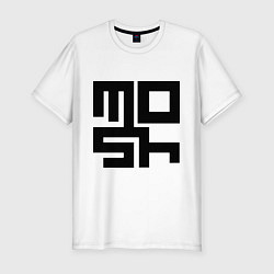 Мужская slim-футболка Mosh