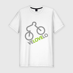 Футболка slim-fit VELO, цвет: белый