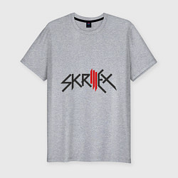 Футболка slim-fit Skrillex, цвет: меланж