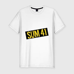 Мужская slim-футболка Sum-41