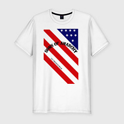 Мужская slim-футболка Sons of Anarchy: USA