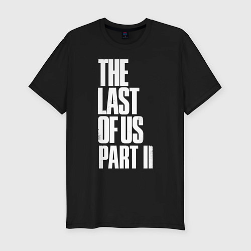 Мужская slim-футболка The Last of Us: Part II / Черный – фото 1