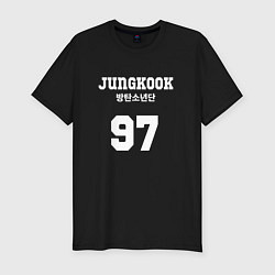 Футболка slim-fit Jungkook 97, цвет: черный