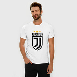Футболка slim-fit Juventus FC: 3 stars, цвет: белый — фото 2
