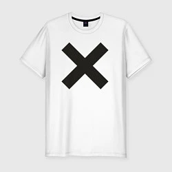 Мужская slim-футболка The XX: Black X