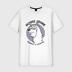 Мужская slim-футболка House Stark: Funny edition