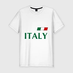 Мужская slim-футболка Сборная Италии: 1 номер