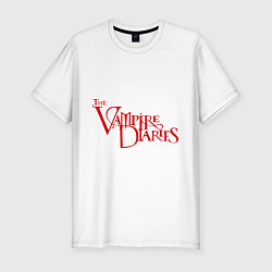 Футболка slim-fit The Vampire Diaries, цвет: белый