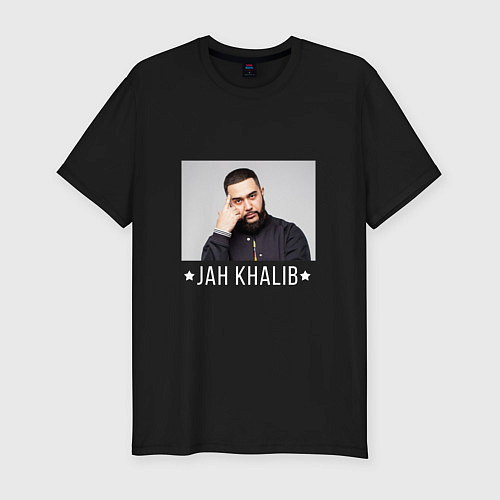 Мужская slim-футболка Jah Khalib: Dark Style / Черный – фото 1