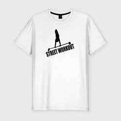 Футболка slim-fit Street WorkOut, цвет: белый